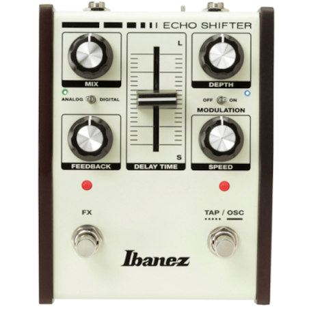 IBANEZ ES3 ECHO SHIFTER: Pedal de efectos de retardo analógico/digital con sonido cálido y natural