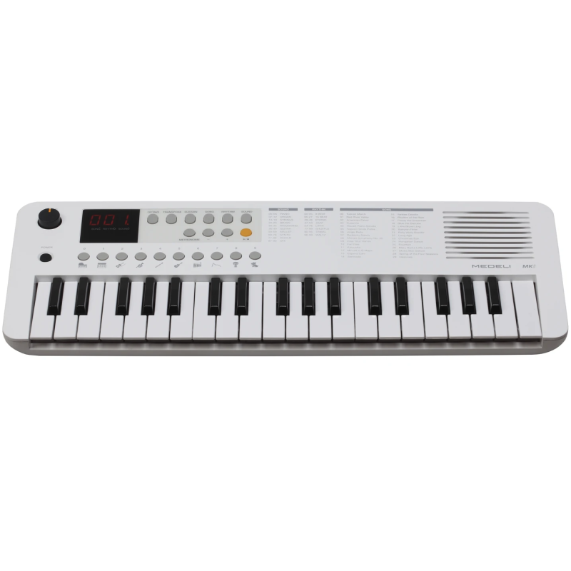 Teclado electrónico portátil MEDELI MK1 WH para niños