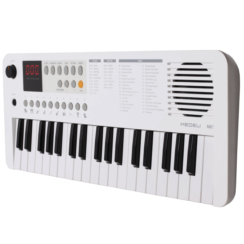 Teclado electrónico portátil MEDELI MK1 WH para niños