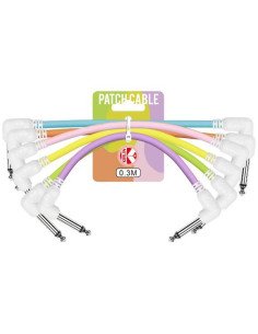 KIRLIN IC6-243 Set de 6 cables para pedales de efectos