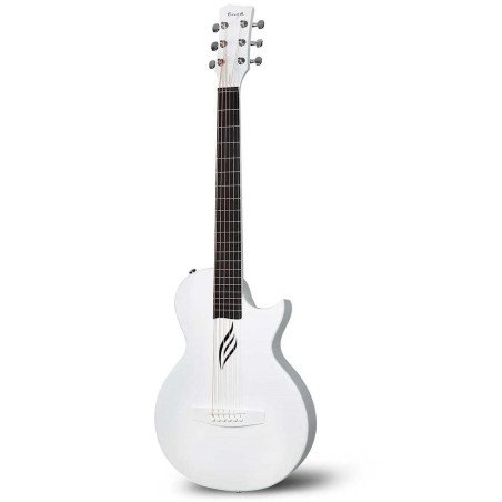Enya Nova Go SP1 WH: Guitarra eléctro-acuústica de fibra de carbono ligera y duradera