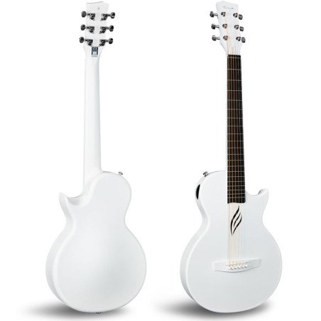 Enya Nova Go SP1 WH: Guitarra eléctro-acuústica de fibra de carbono ligera y duradera