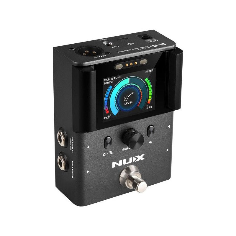 NUX B-8 Pedal transmisor inalámbrico para guitarra y bajo