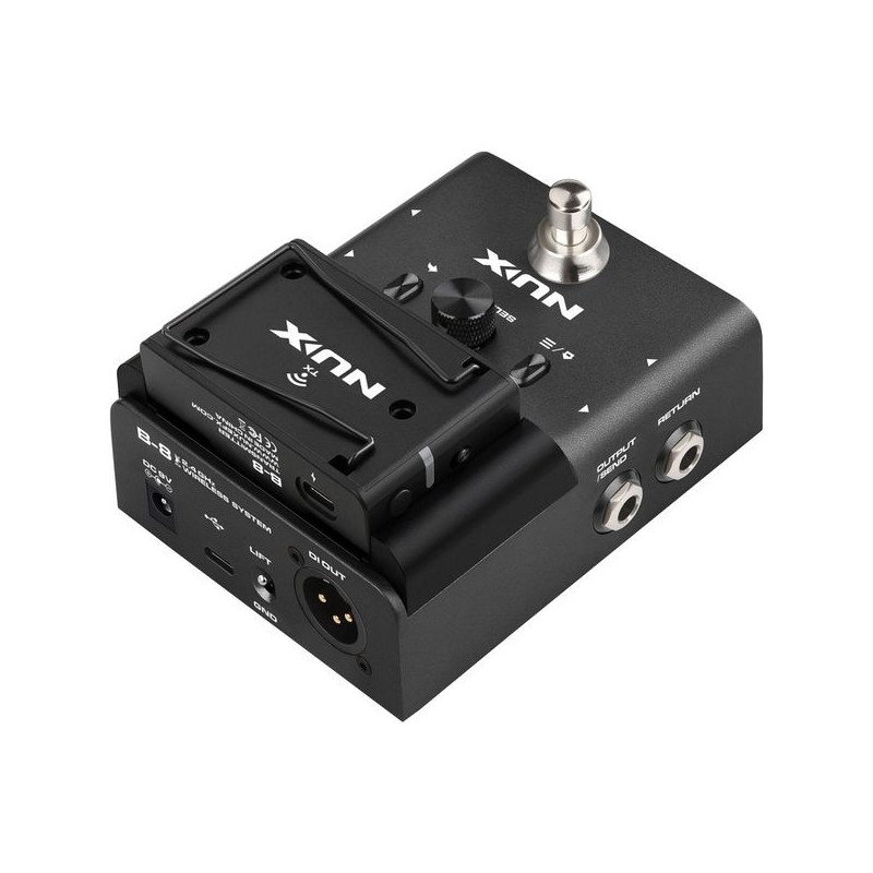 NUX B-8 Pedal transmisor inalámbrico para guitarra y bajo