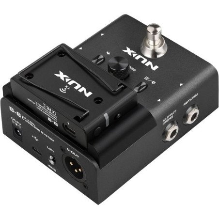 NUX B-8 Pedal transmisor inalámbrico para guitarra y bajo