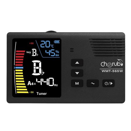 CHERUB WMT-656W Afinador y metrónomo para instrumentos de vientos