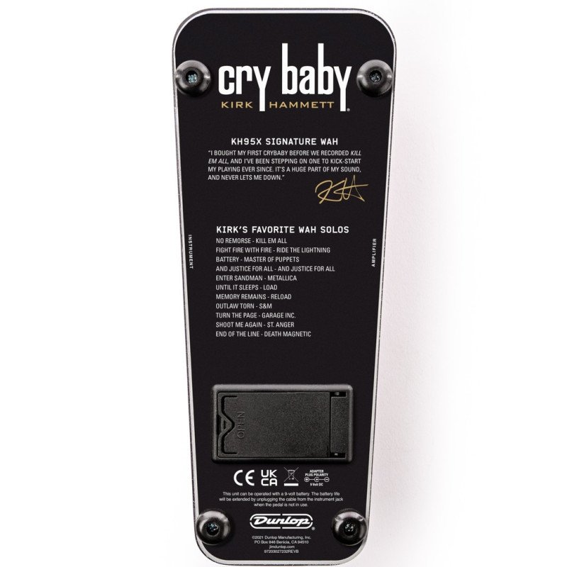 JIM DUNLOP KH95X: El Wah de Kirk Hammett de Metallica
