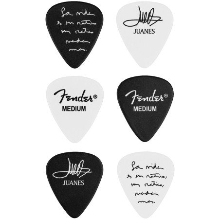 FENDER JUANES 1980351423 Kit de 6 picks para guitarra