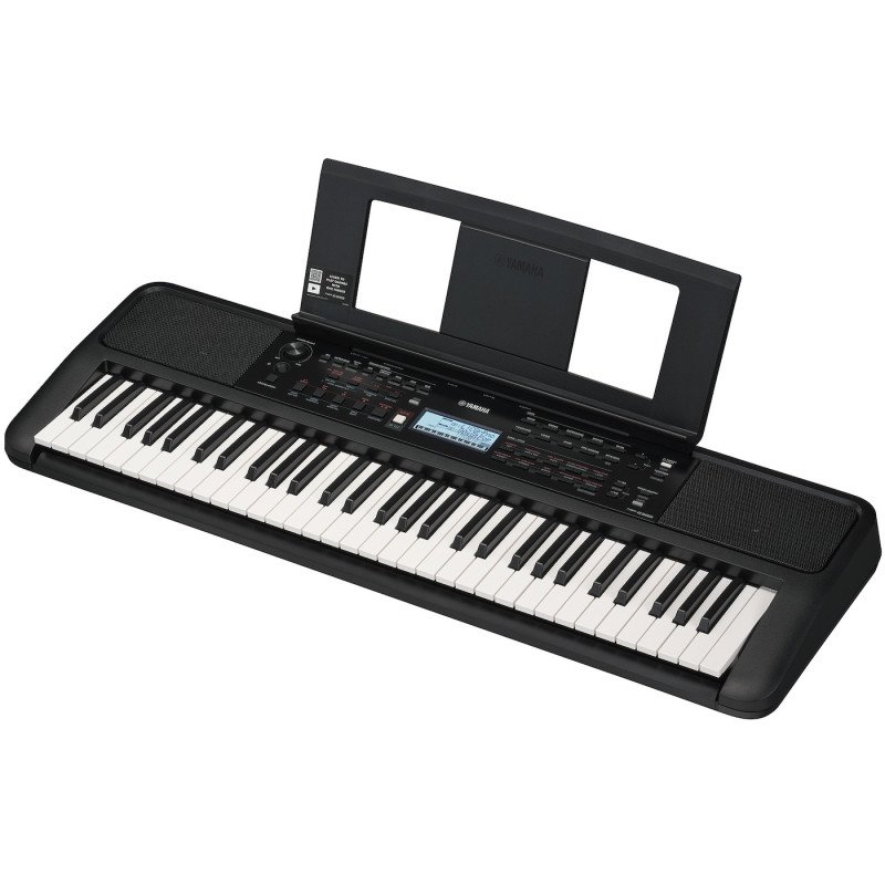 YAMAHA PSR-E383 Teclado electrónico con adaptador y portapartíturas