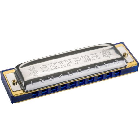 HOHNER SKIPPER C Armonica diatónica de alta calidad con tono distintivo