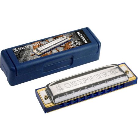 HOHNER SKIPPER C Armonica diatónica de alta calidad con tono distintivo