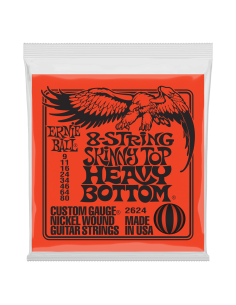 ERNIE BALL 2624 SKINNY TOP HEAVY BOTTOM Encordado para guitarra eléctrica de 8 cuerdas