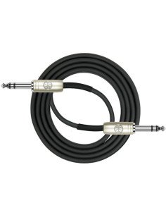 KIRLIN AP-249PR/BK Cable TRS de 1/4" stereo para sonido profesional
