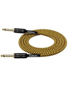 KIRLIN IW-241BCG-6M/GOB Cable blindado tejido con plugs metalicos