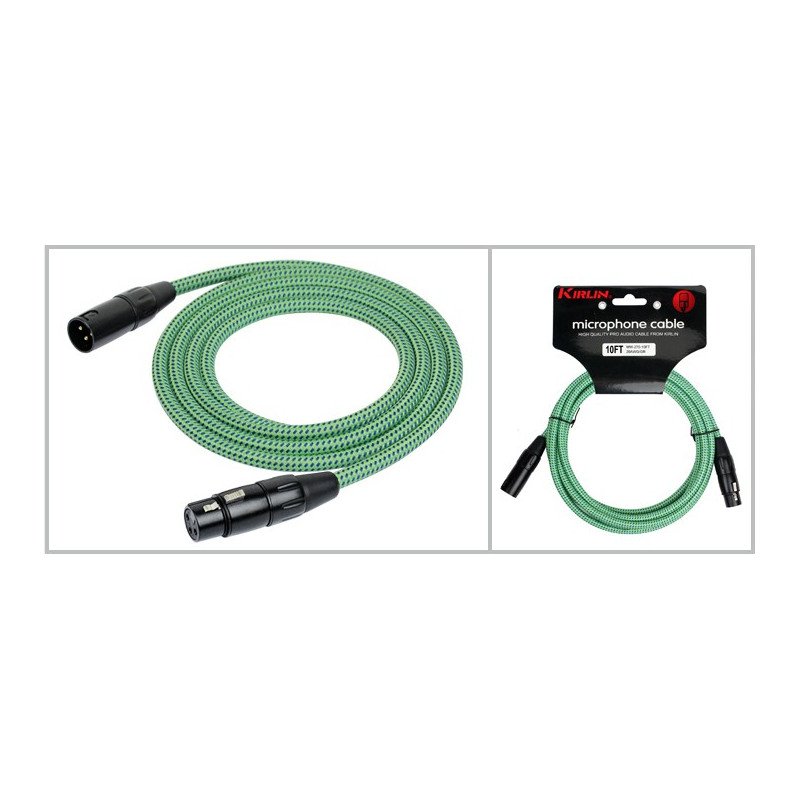 KIRLIN MW-470 Cable para microfono XLR hembra / macho 