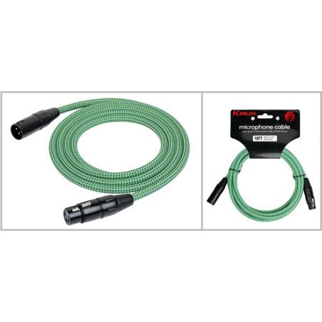 KIRLIN MW-470 Cable para microfono XLR hembra / macho 