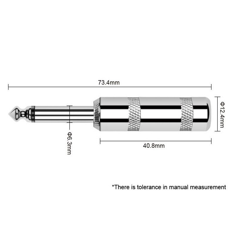 KIRLIN IPCV-241-6M/BK Cable para instrumento de 6 metros