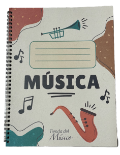 TDM CP1 Cuaderno pentagramado argollado