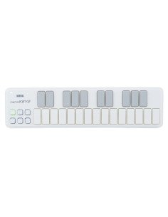KORG NANOKEY2-WH Teclado controlador midi USB ultra delgado