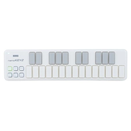 KORG NANOKEY2-WH Teclado controlador midi USB ultra delgado