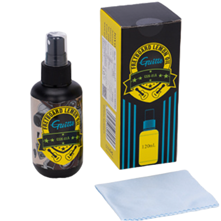 GUITTO GSN-01A Aceite de limón para diapasón de guitarra y bajo