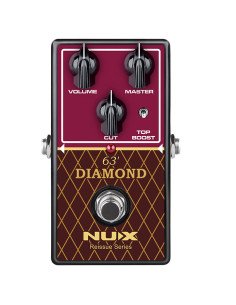 NUX 63' DIAMOND NRO-6 Pedal simulador de amplificador Vox para guitarra eléctrica