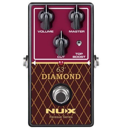 NUX 63' DIAMOND NRO-6 Pedal simulador de amplificador Vox para guitarra eléctrica