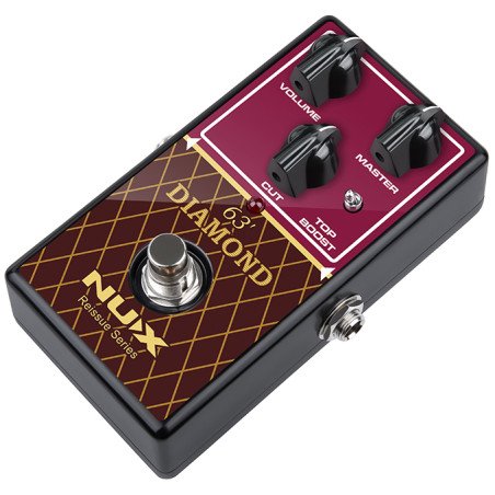 NUX 63' DIAMOND NRO-6 Pedal simulador de amplificador Vox para guitarra eléctrica