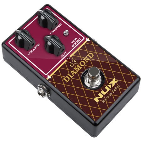 NUX 63' DIAMOND NRO-6 Pedal simulador de amplificador Vox para guitarra eléctrica