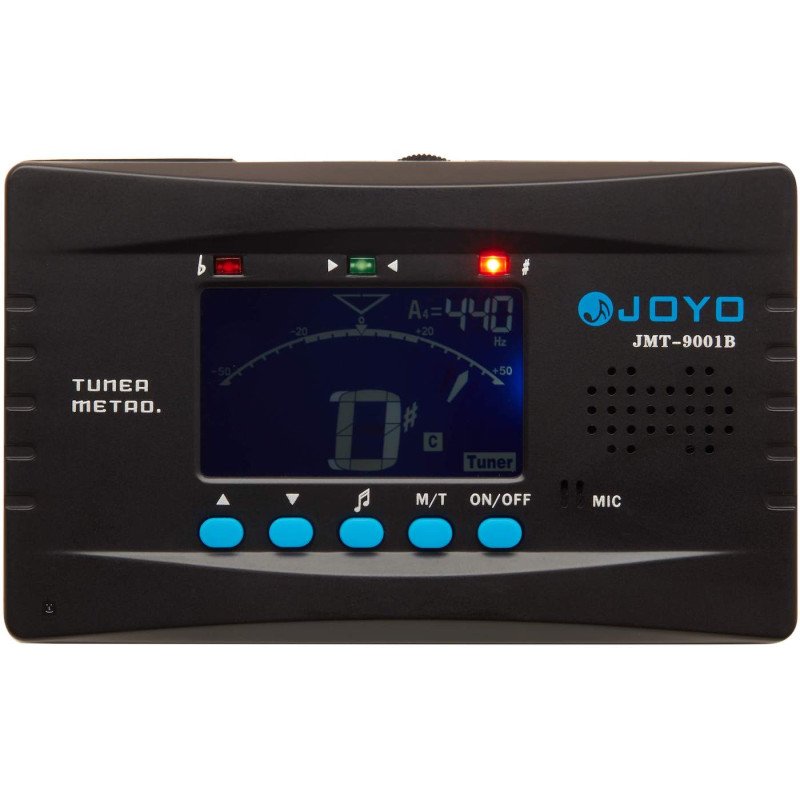 JOYO JMT-9001B Metrónomo y afinador para instrumentos musicales
