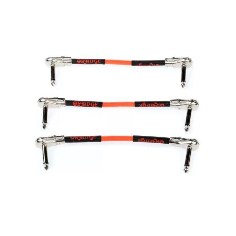 ORANGE CA038 Set de 3 cables interpedales para efectos