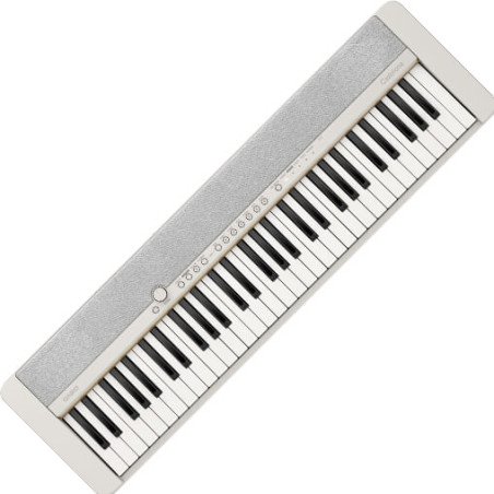 CASIO CT-S1 WE Teclado electrónico blanco con adaptador
