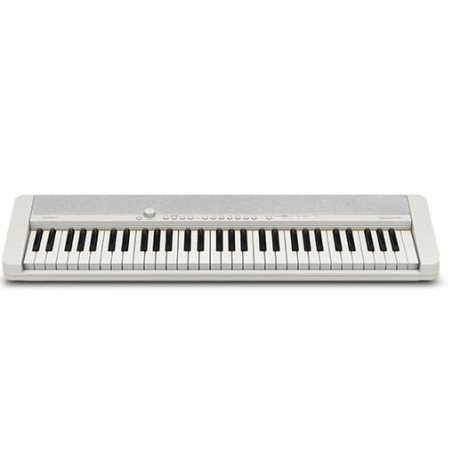 CASIO CT-S1 WE Teclado electrónico blanco con adaptador