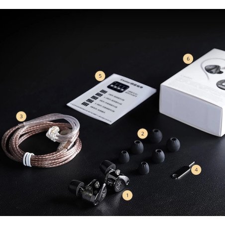 KZ Castor Harman Target Version - Auriculares Dual-Driver de Alta Fidelidad