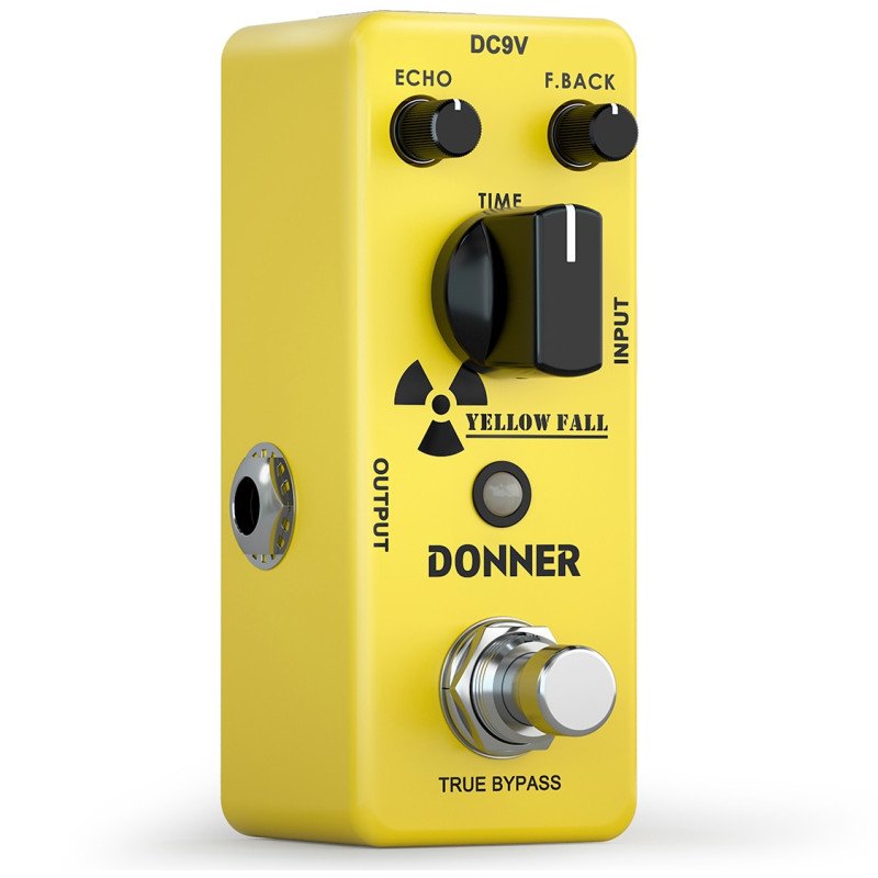 DONNER EC748 YELLOW FALL Pedal de delay para guitarra electrica