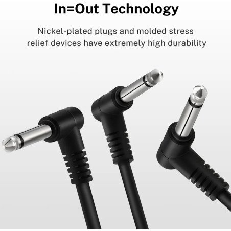 DONNER EC1048 Set de cables interpedales
