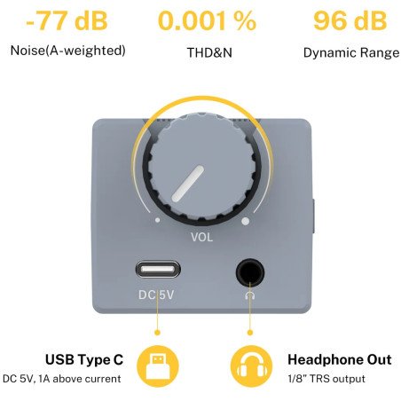DONNER EM1 EC1301 Amplificador de audífonos