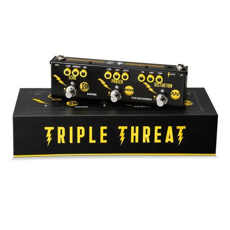 DONNER TRIPLE THREAT EC6792 Pedal multiefecto para guitarra eléctrica