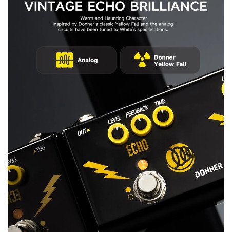 DONNER TRIPLE THREAT EC6792 Pedal multiefecto para guitarra eléctrica