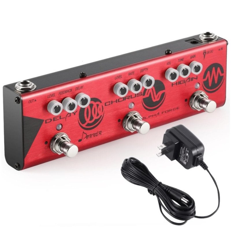DONNER ALPHA FORCE EC963 Pedal multiefectos para guitarra