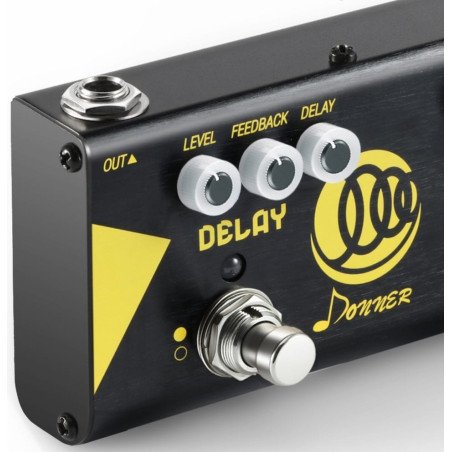 Donner EC962 Alpha Cruncher – Pedal Multiefectos con Distorsión, Chorus y Delay