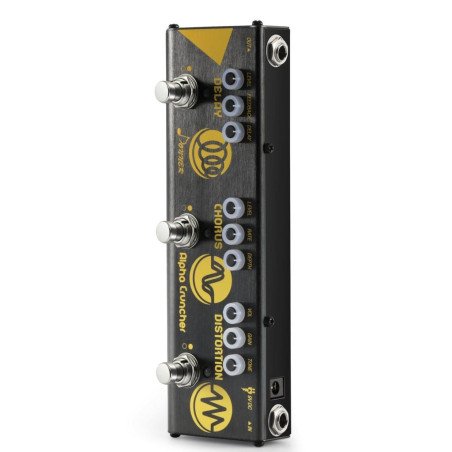 Donner EC962 Alpha Cruncher – Pedal Multiefectos con Distorsión, Chorus y Delay