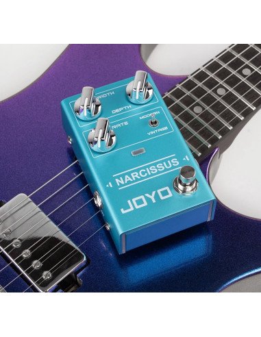 Pedal JOYO R-22 NARCISSUS: Chorus con un sonido cálido y natural. Añade profundidad y dimensión a tu música. Compacto y accesibl