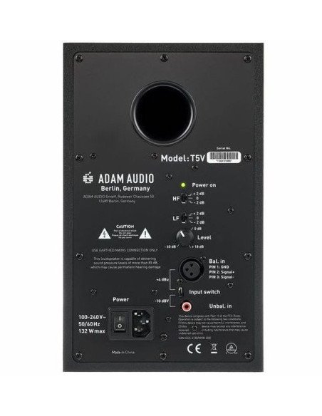 Monitores de Estudio ADAM Audio T5V: Precisión y Rendimiento en Espacios Reducidos