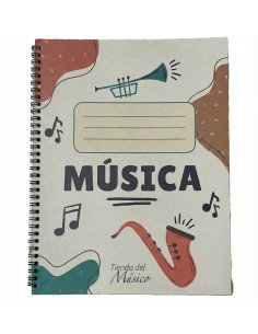 TDM CP1 Cuaderno pentagramado argollado