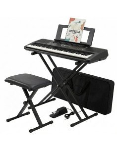 KIT DE TECLADO YAMAHA PSR-E383 PERFORMANCE PLUS CON ACCESORIOS