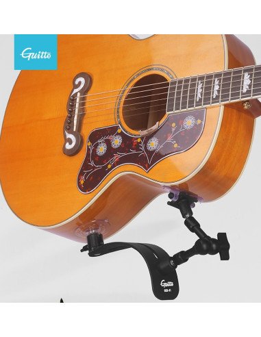 Soporte de guitarra ajustable GUITTO GGR-01 con diseño ergonómico