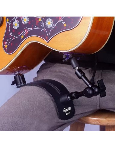 Soporte de guitarra ajustable GUITTO GGR-01 con diseño ergonómico