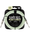 Cable Ernie Ball P06436 3 metros Glow in the Dark para guitarra y bajo